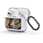 Black and Gold Marble AirPods Glitter Case 3rd Gen Side Image