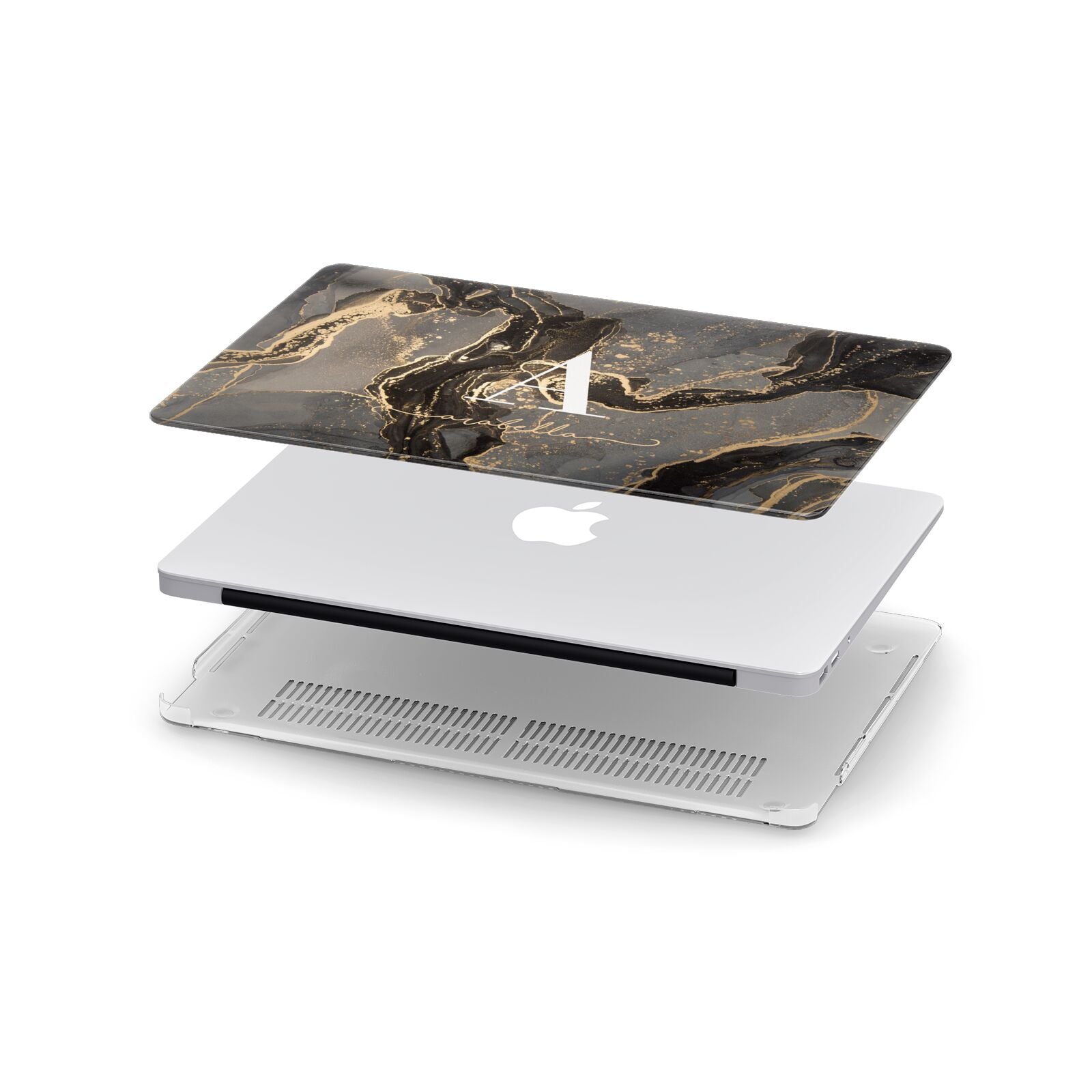 Macbook Pro Macbook Marble Black And Gold Marble Macbook Case