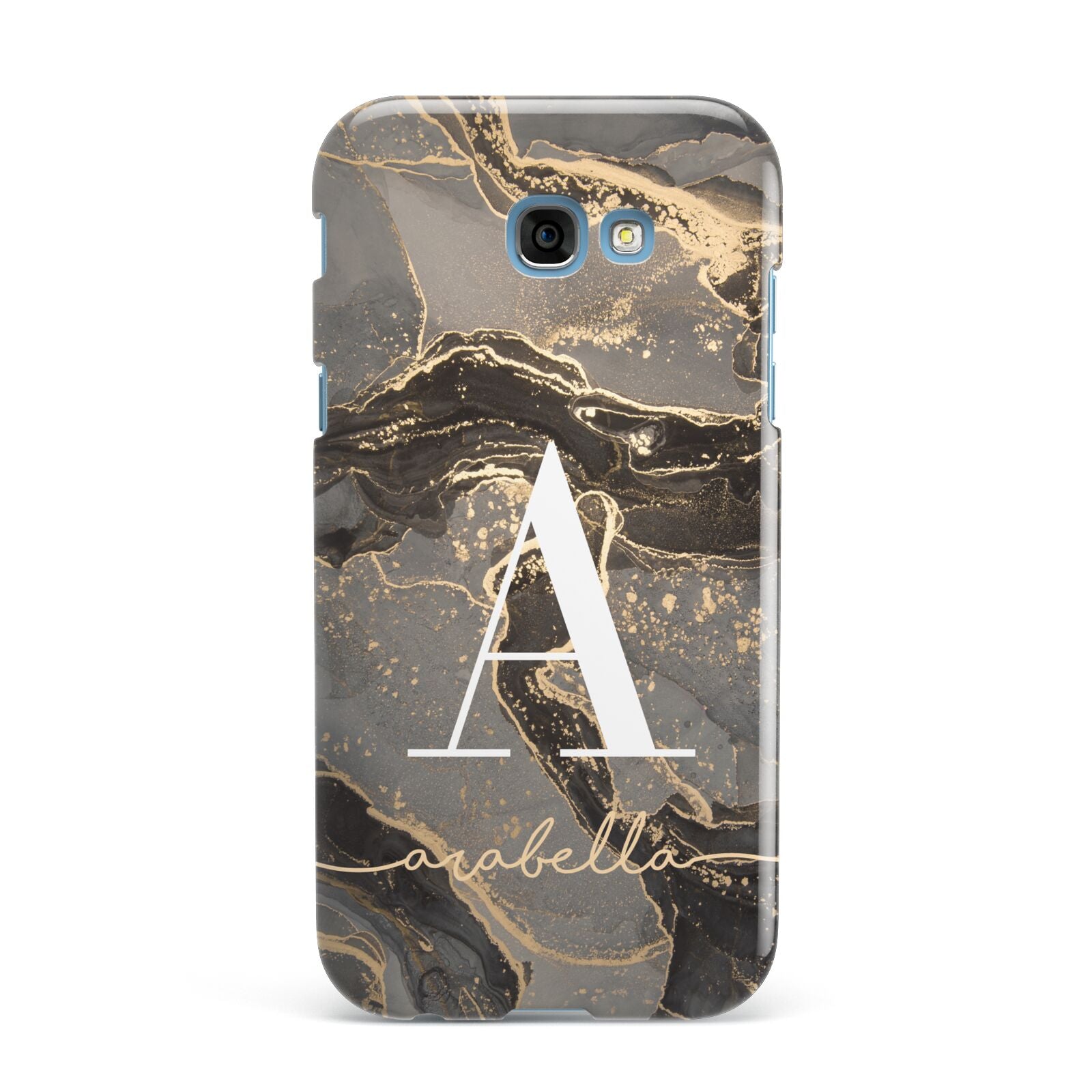 Black and Gold Marble Samsung Galaxy Case