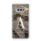 Black and Gold Marble Samsung Galaxy S10E Case