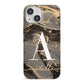 Black and Gold Marble iPhone 13 Mini Full Wrap 3D Snap Case