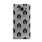 Black and Tan Coonhound Icon with Name Samsung Galaxy A3 Case