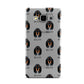 Black and Tan Coonhound Icon with Name Samsung Galaxy A5 Case