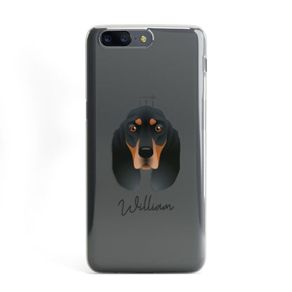 Black and Tan Coonhound Personalised OnePlus Case