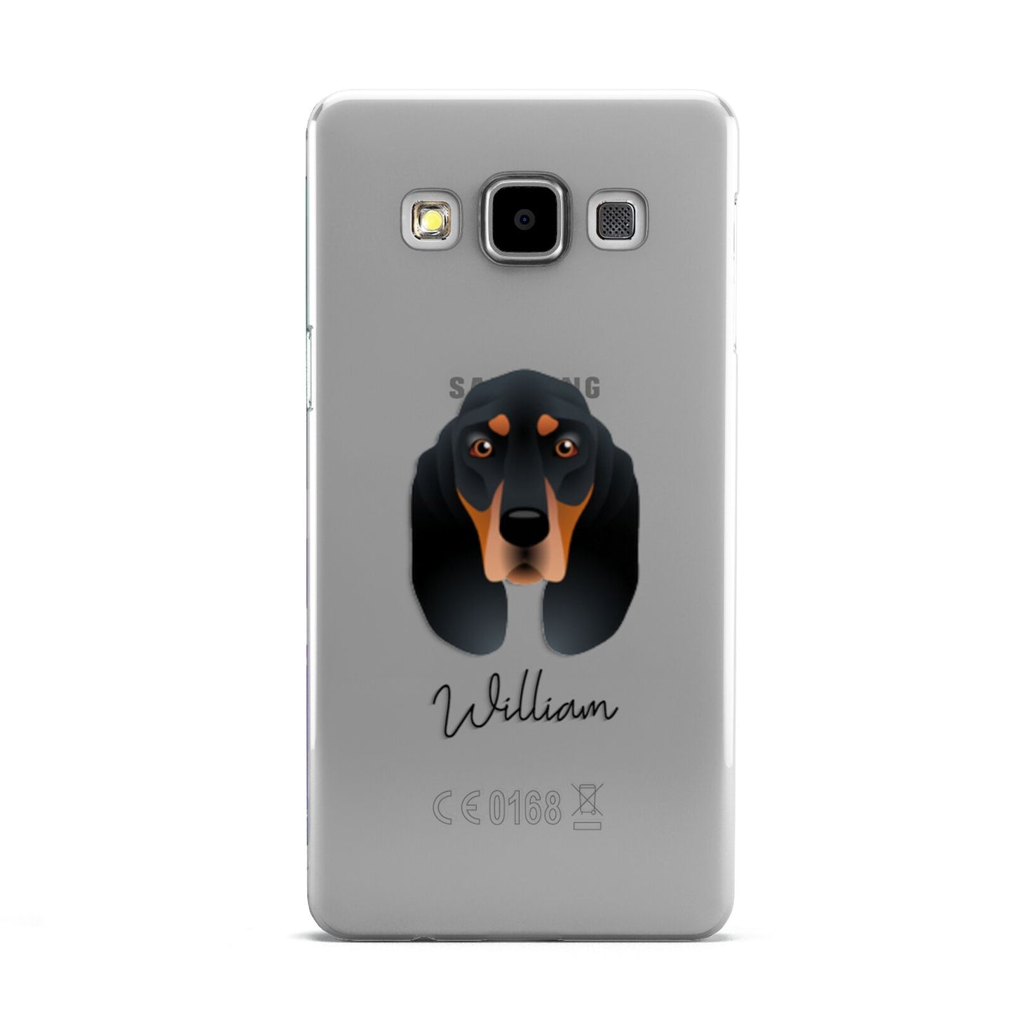 Black and Tan Coonhound Personalised Samsung Galaxy A5 Case