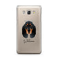 Black and Tan Coonhound Personalised Samsung Galaxy J5 2016 Case