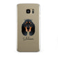 Black and Tan Coonhound Personalised Samsung Galaxy S7 Edge Case