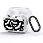 Black and White Bats AirPods Pro Glitter Case Side Image