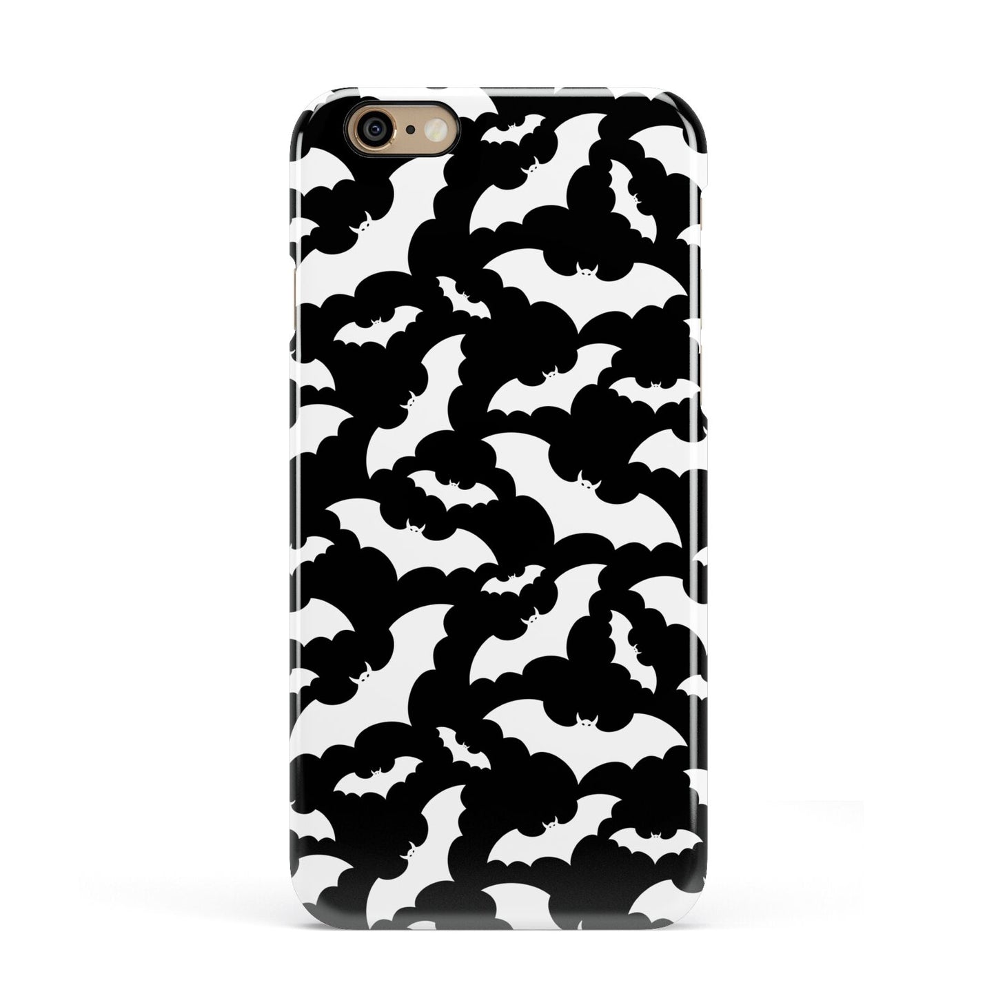 Black and White Bats Apple iPhone 6 3D Snap Case
