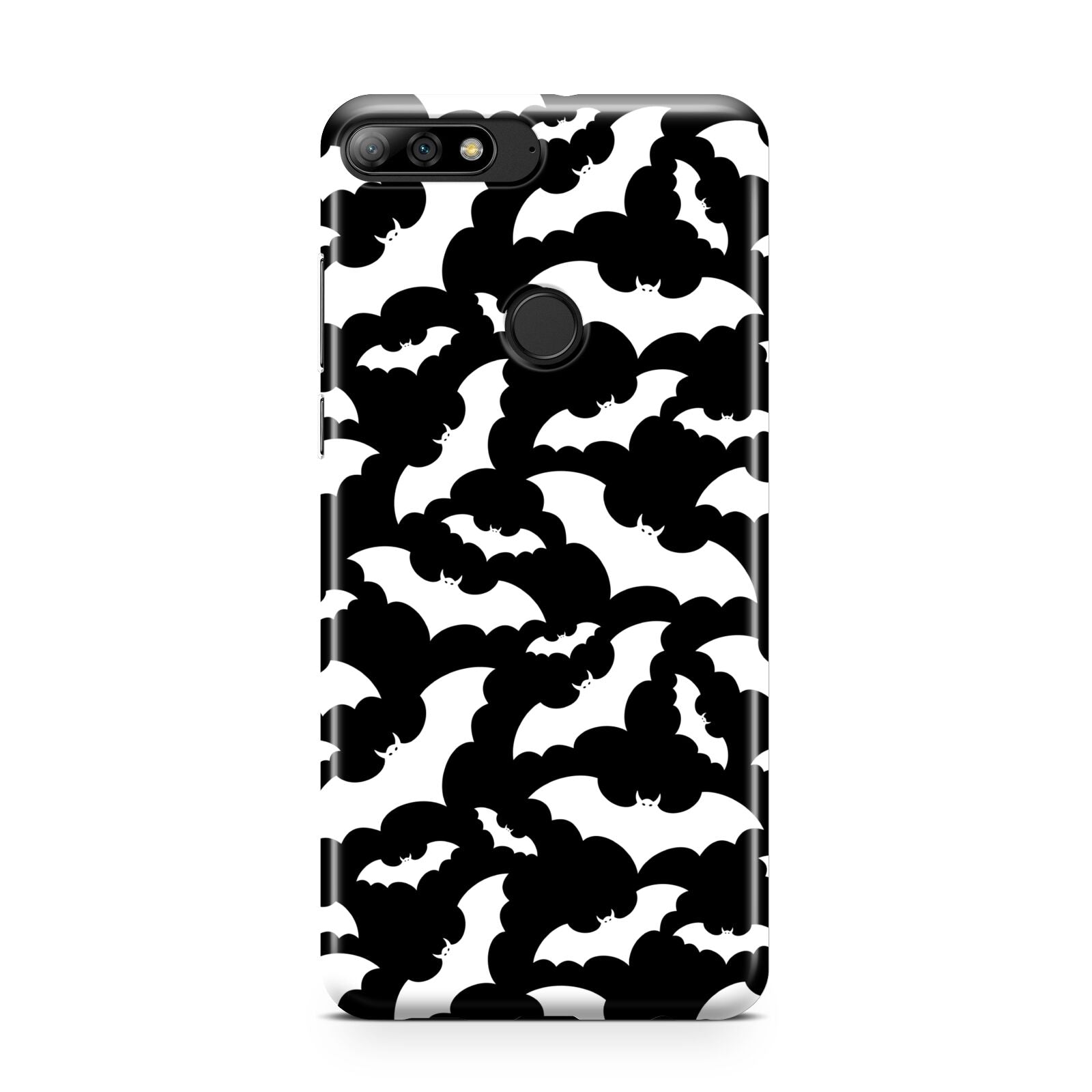 Black and White Bats Huawei Y7 2018