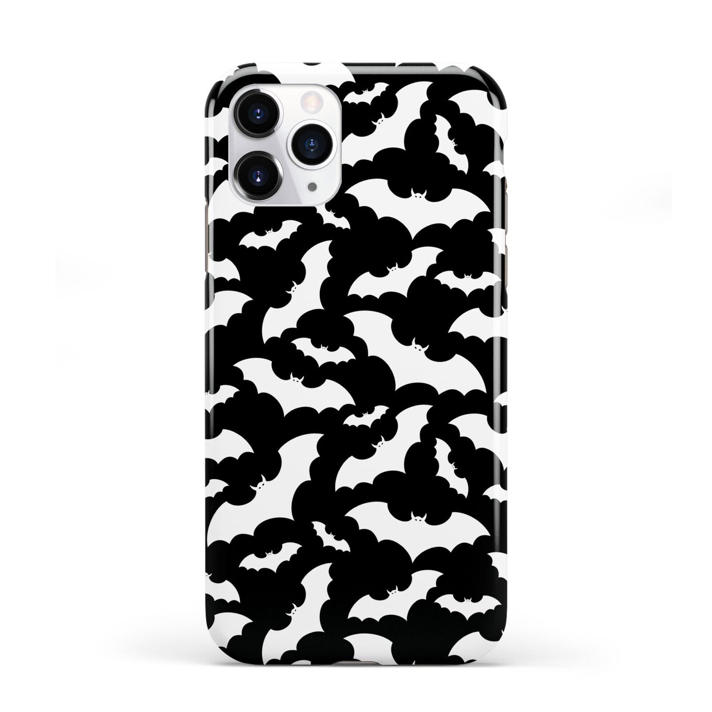 Black and White Bats iPhone 11 Pro 3D Tough Case