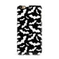 Black and White Bats iPhone 6 Plus 3D Snap Case on Gold Phone