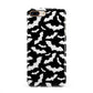 Black and White Bats iPhone 8 Plus 3D Snap Case on Gold Phone