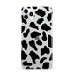 Black and White Cow Print Apple iPhone 11 Pro Max in Silver with 2D Snap Case