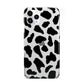 Black and White Cow Print Apple iPhone 11 Pro in Silver with 2D Snap Case