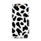 Black and White Cow Print Apple iPhone 6 3D Snap Case