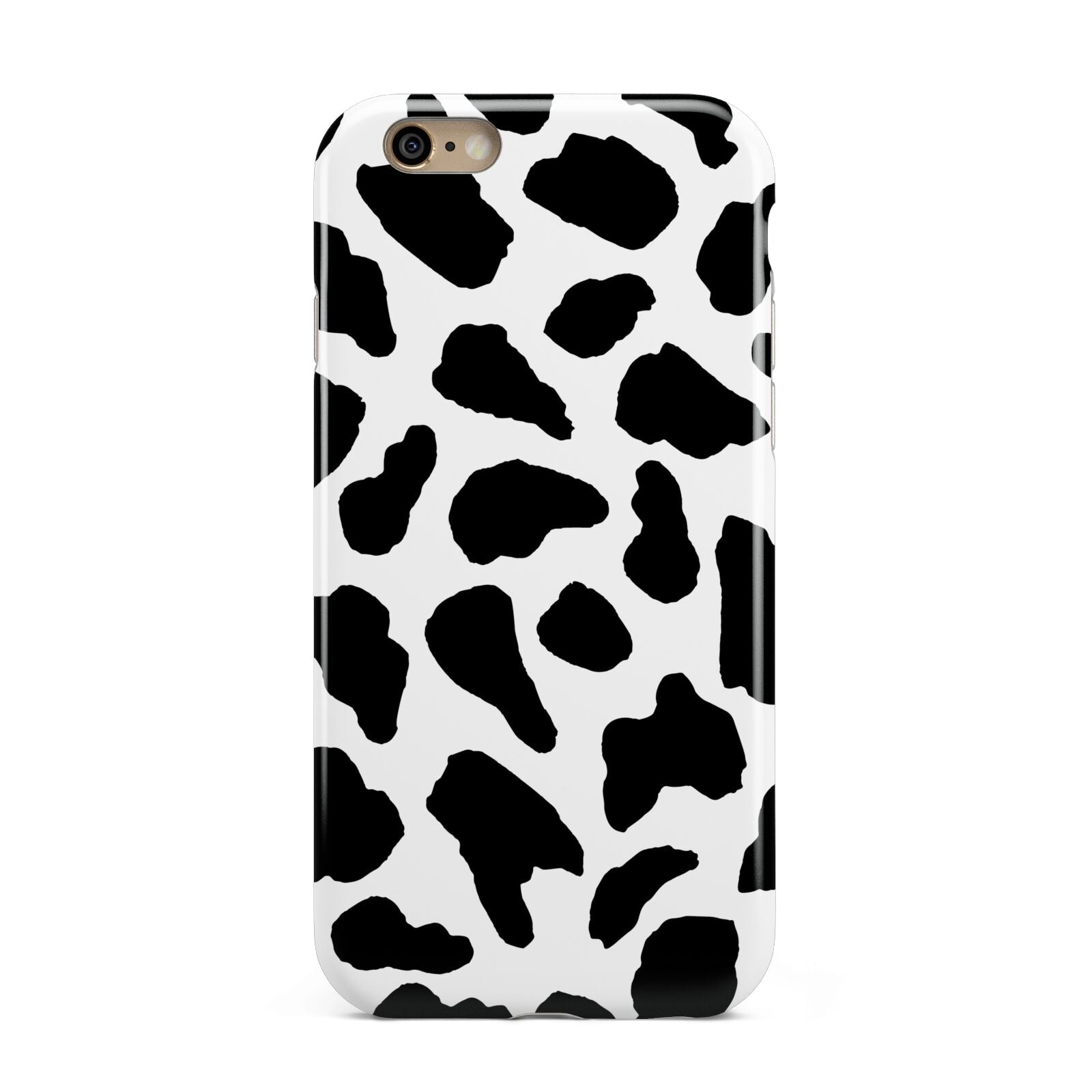 Black and White Cow Print Apple iPhone 6 3D Tough Case