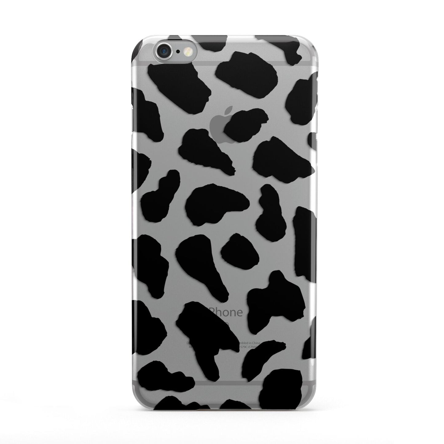 Black and White Cow Print Apple iPhone 6 Plus Case