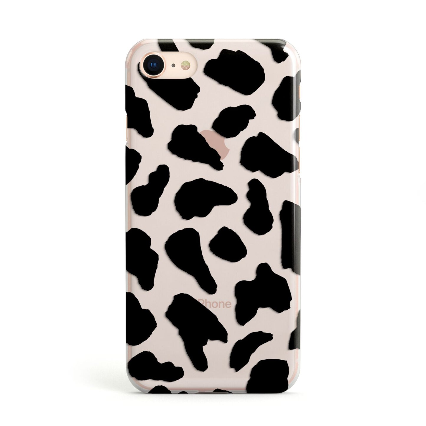 Black and White Cow Print Apple iPhone Case