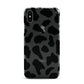 Black and White Cow Print Apple iPhone X Case