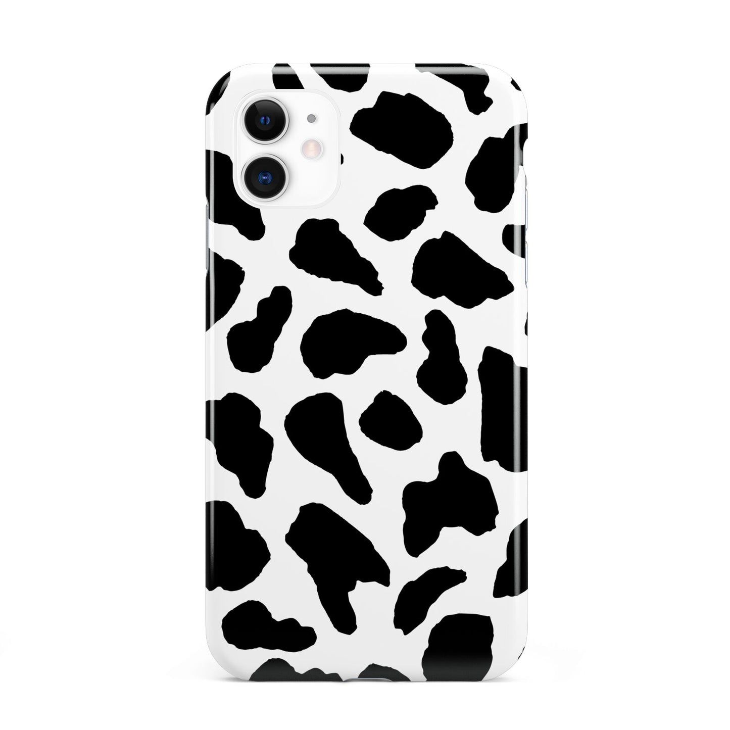 Black and White Cow Print iPhone 11 3D Tough Case