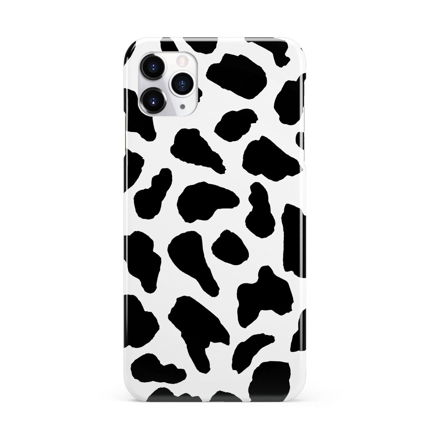 Black and White Cow Print iPhone 11 Pro Max 3D Snap Case