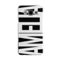 Black with Bold White Name Samsung Galaxy A3 Case