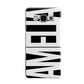 Black with Bold White Name Samsung Galaxy A5 Case