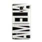 Black with Bold White Name Samsung Galaxy Note 4 Case