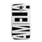 Black with Bold White Name Samsung Galaxy S4 Case