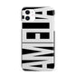 Black with Bold White Name iPhone 11 3D Snap Case
