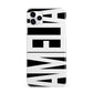 Black with Bold White Name iPhone 11 Pro Max 3D Snap Case