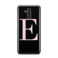 Black with Pink Personalised Monogram Huawei Mate 20 Lite