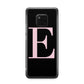 Black with Pink Personalised Monogram Huawei Mate 20 Pro Phone Case