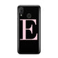 Black with Pink Personalised Monogram Huawei Nova 3 Phone Case