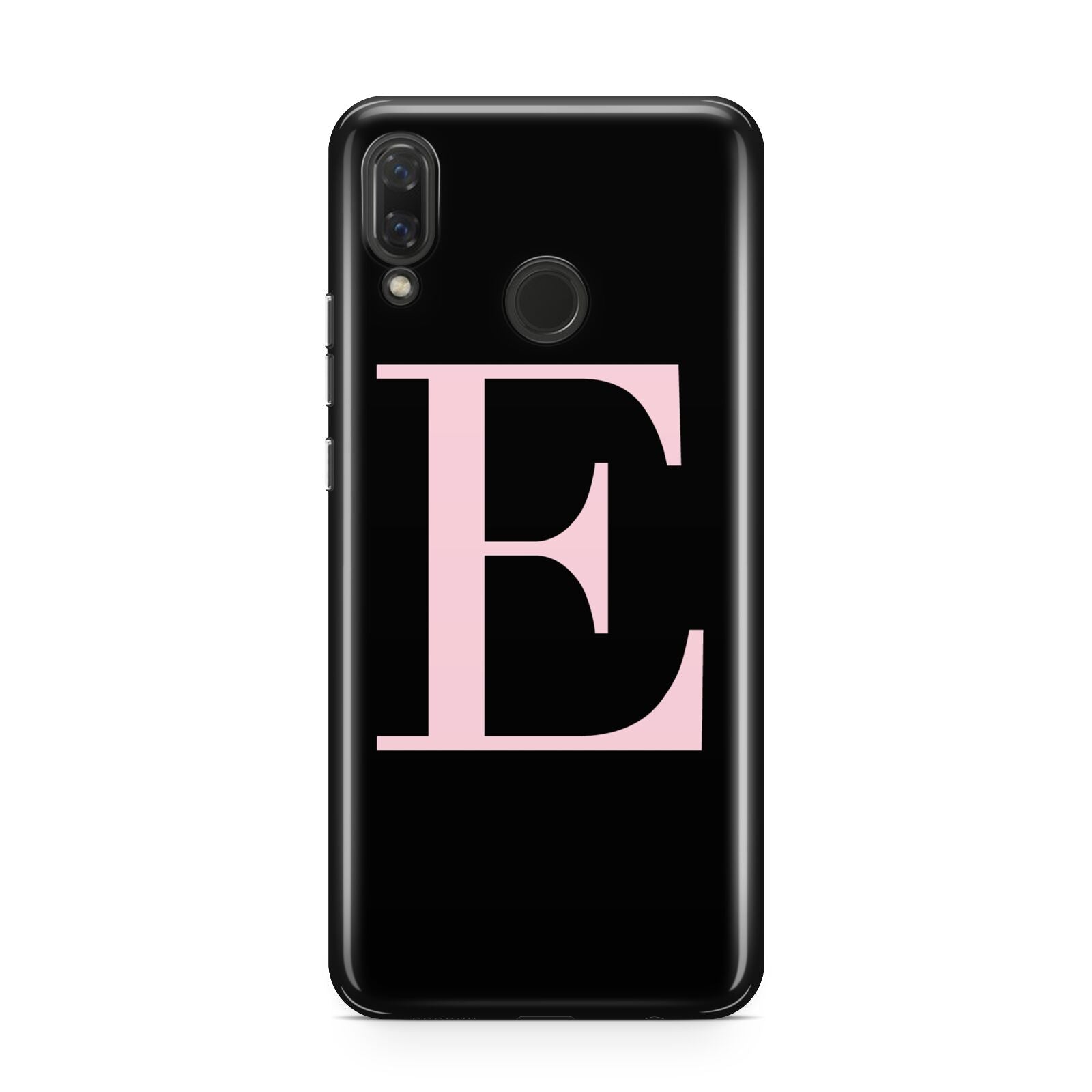 Black with Pink Personalised Monogram Huawei Nova 3 Phone Case