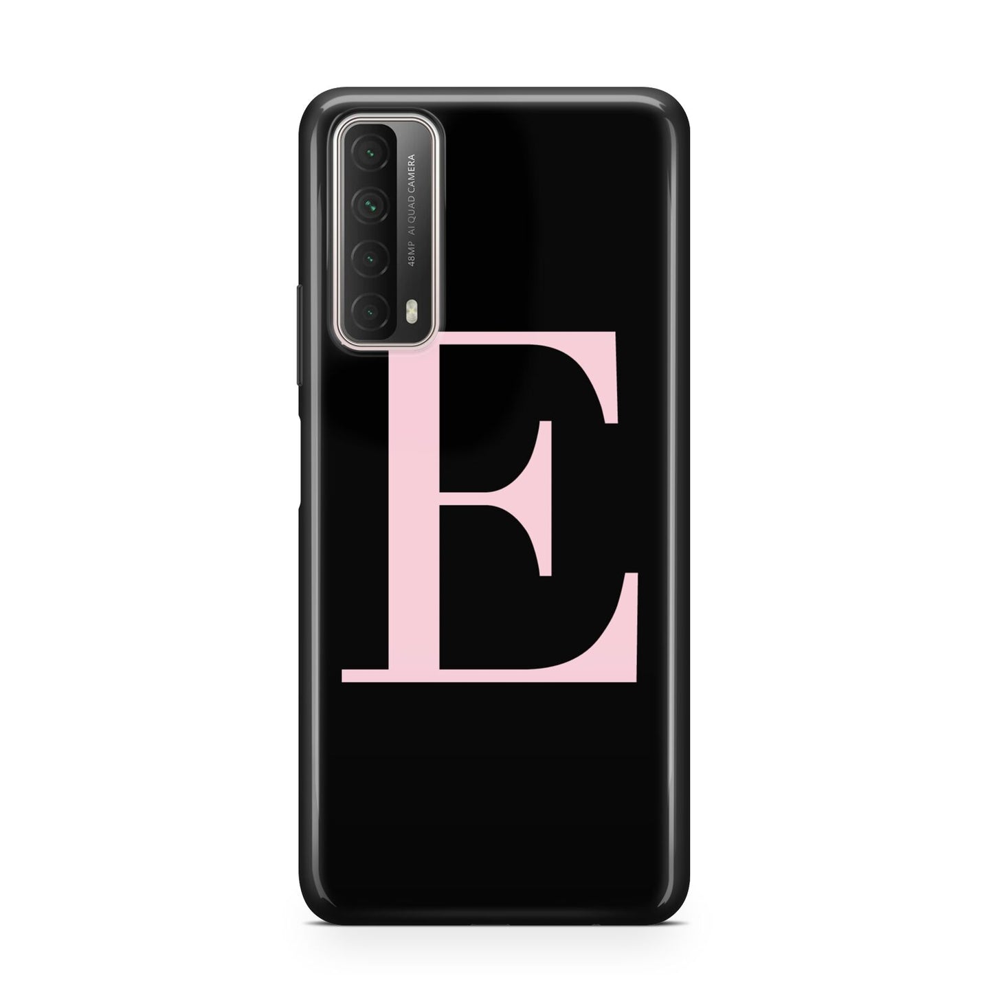 Black with Pink Personalised Monogram Huawei P Smart 2021