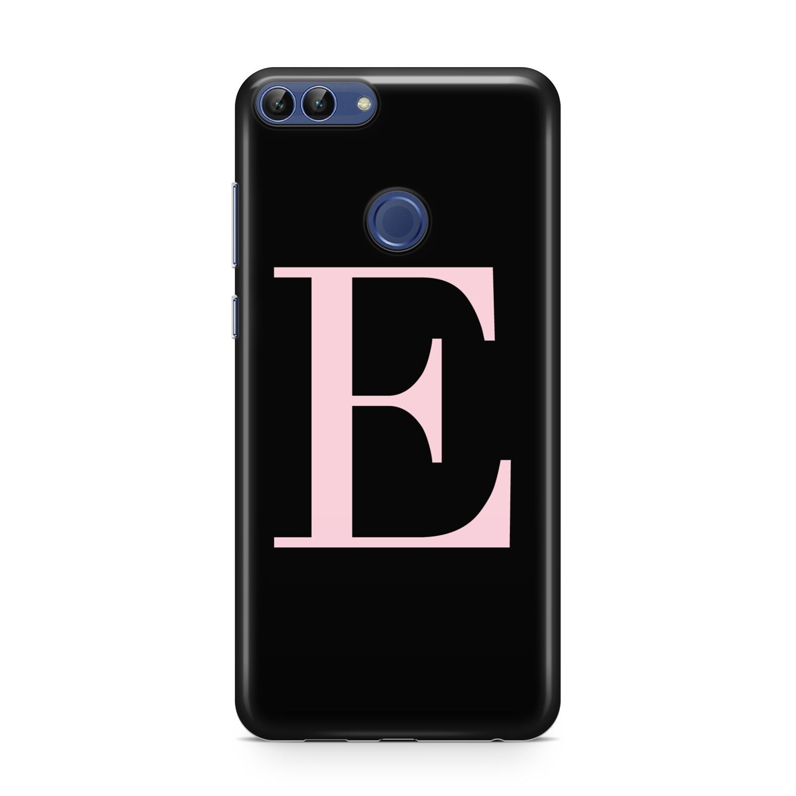 Black with Pink Personalised Monogram Huawei P Smart Case