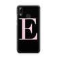 Black with Pink Personalised Monogram Huawei Y7 2019