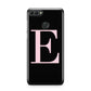 Black with Pink Personalised Monogram Huawei Y9 2018