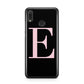 Black with Pink Personalised Monogram Huawei Y9 2019