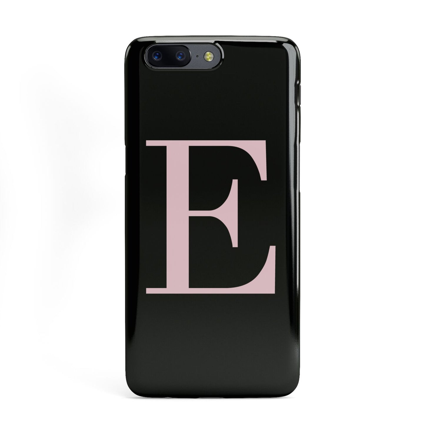Black with Pink Personalised Monogram OnePlus Case