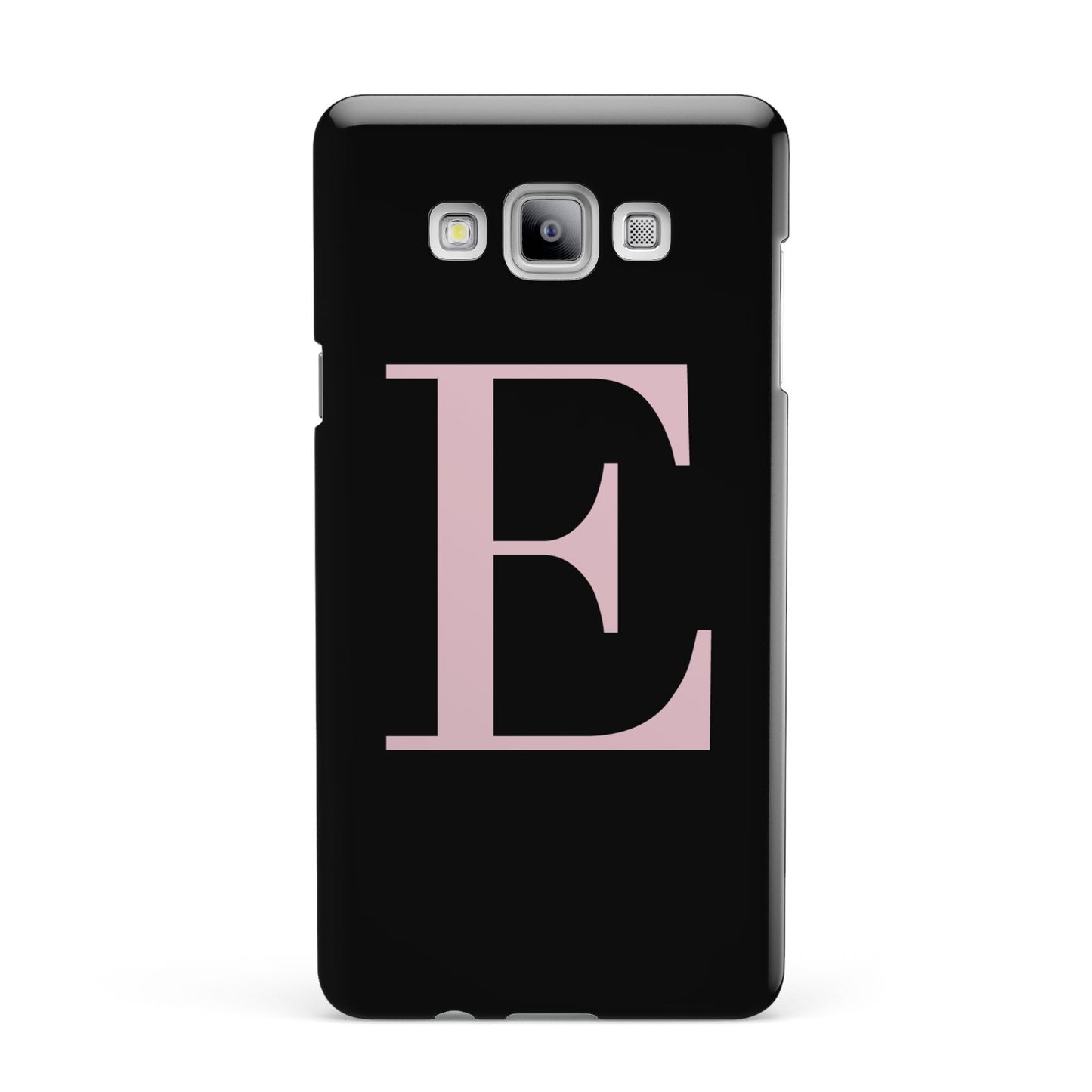 Black with Pink Personalised Monogram Samsung Galaxy A7 2015 Case