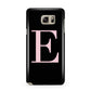 Black with Pink Personalised Monogram Samsung Galaxy Note 5 Case