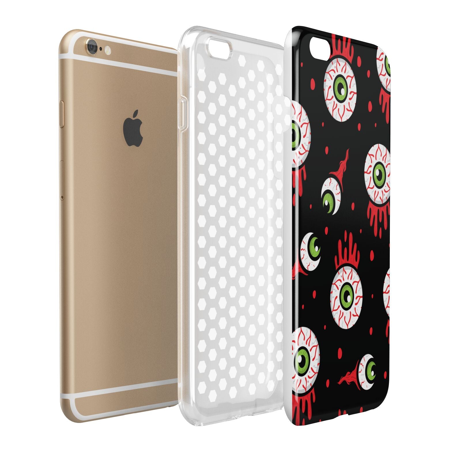 Bleeding Eyeballs Apple iPhone 6 Plus 3D Tough Case Expand Detail Image
