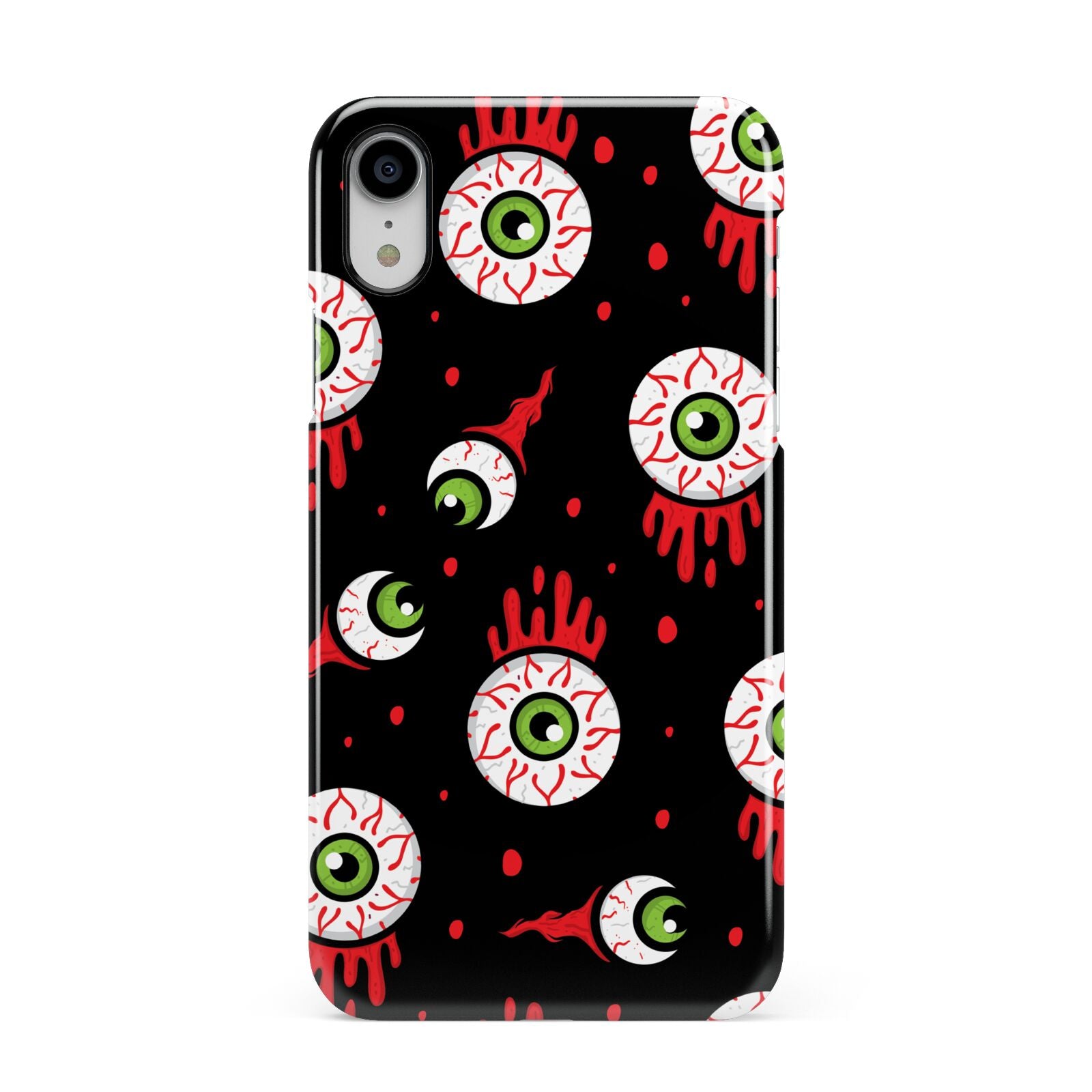 Bleeding Eyeballs Apple iPhone XR White 3D Snap Case