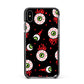 Bleeding Eyeballs Apple iPhone Xs Max Impact Case Black Edge on Black Phone