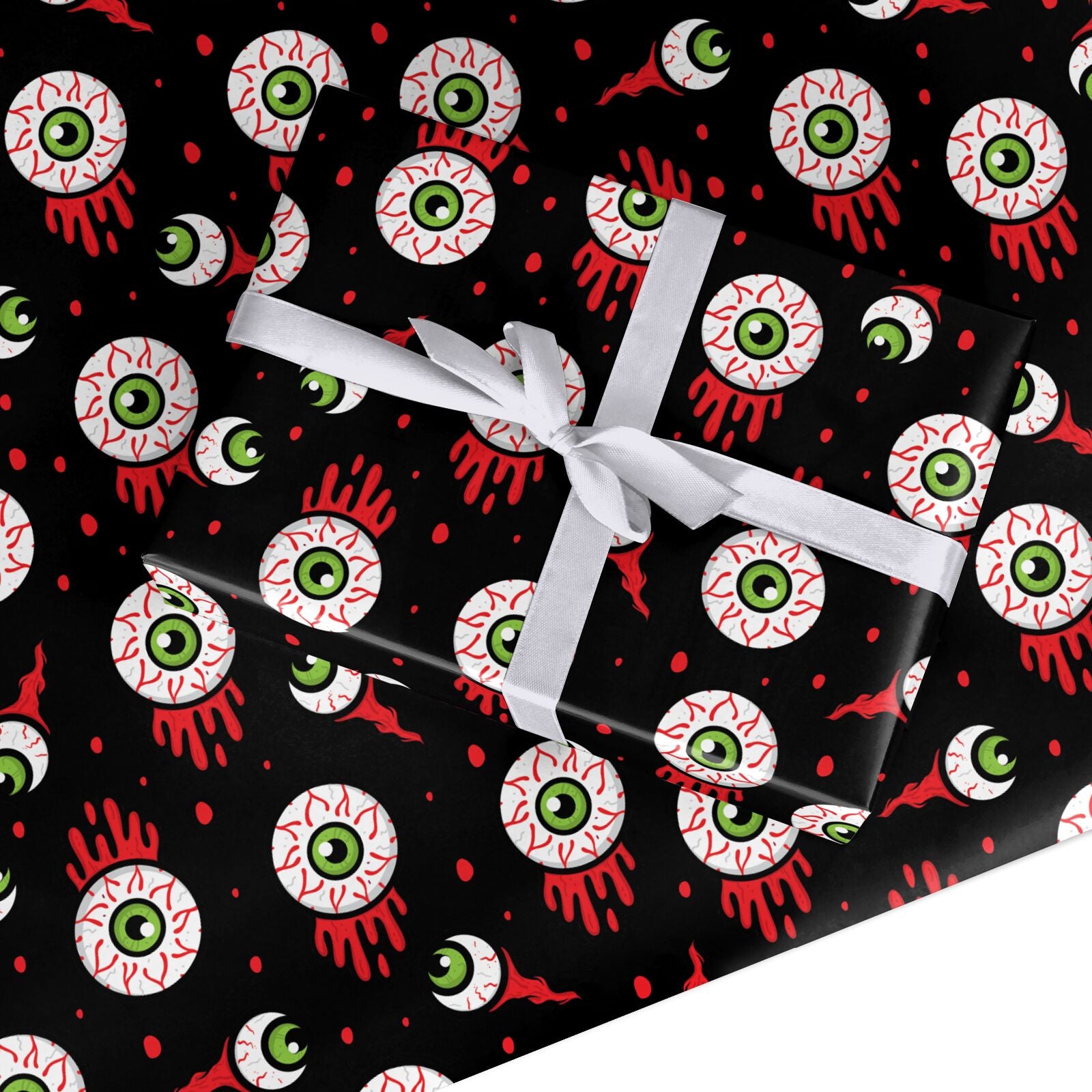 Bleeding Eyeballs Custom Wrapping Paper