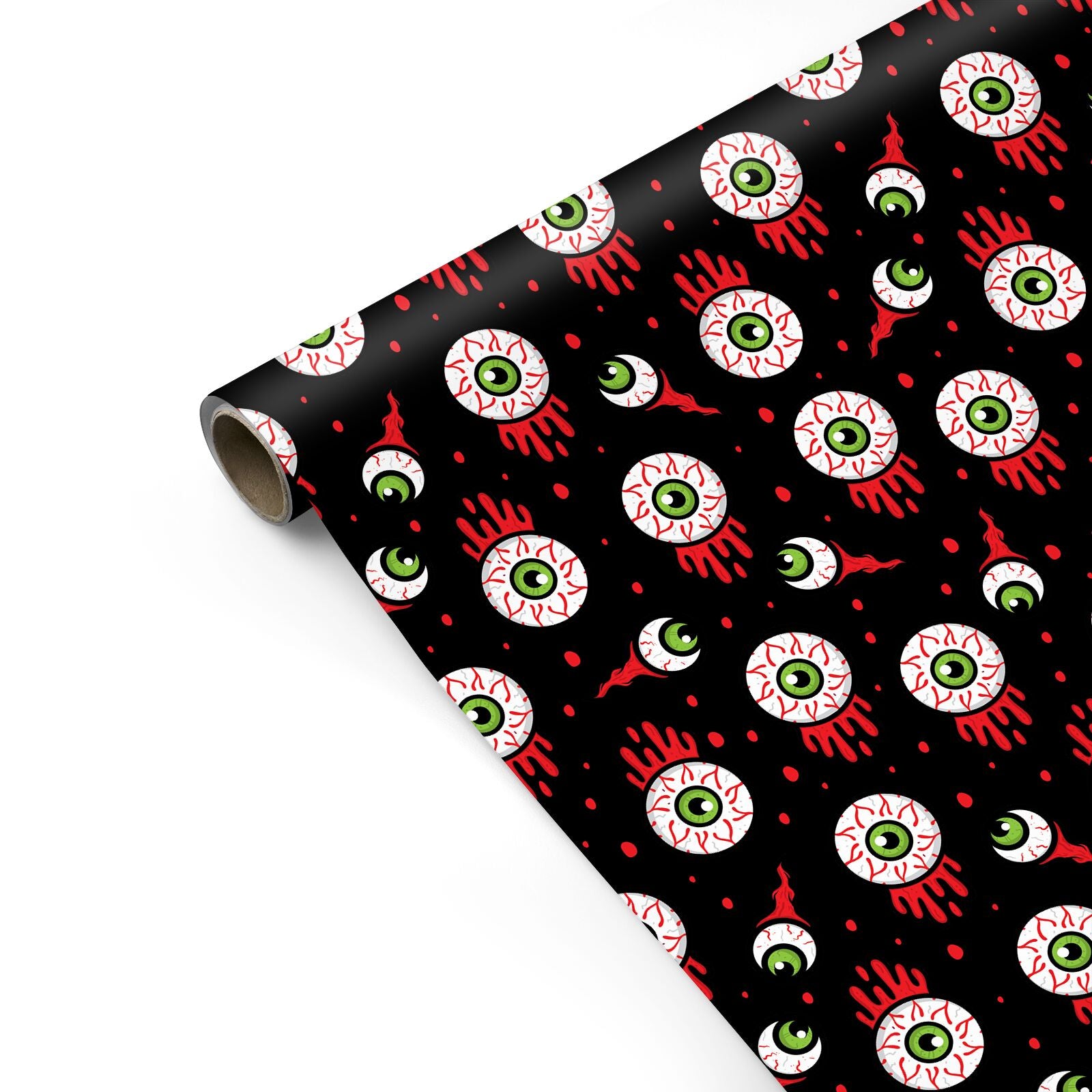 Bleeding Eyeballs Personalised Gift Wrap