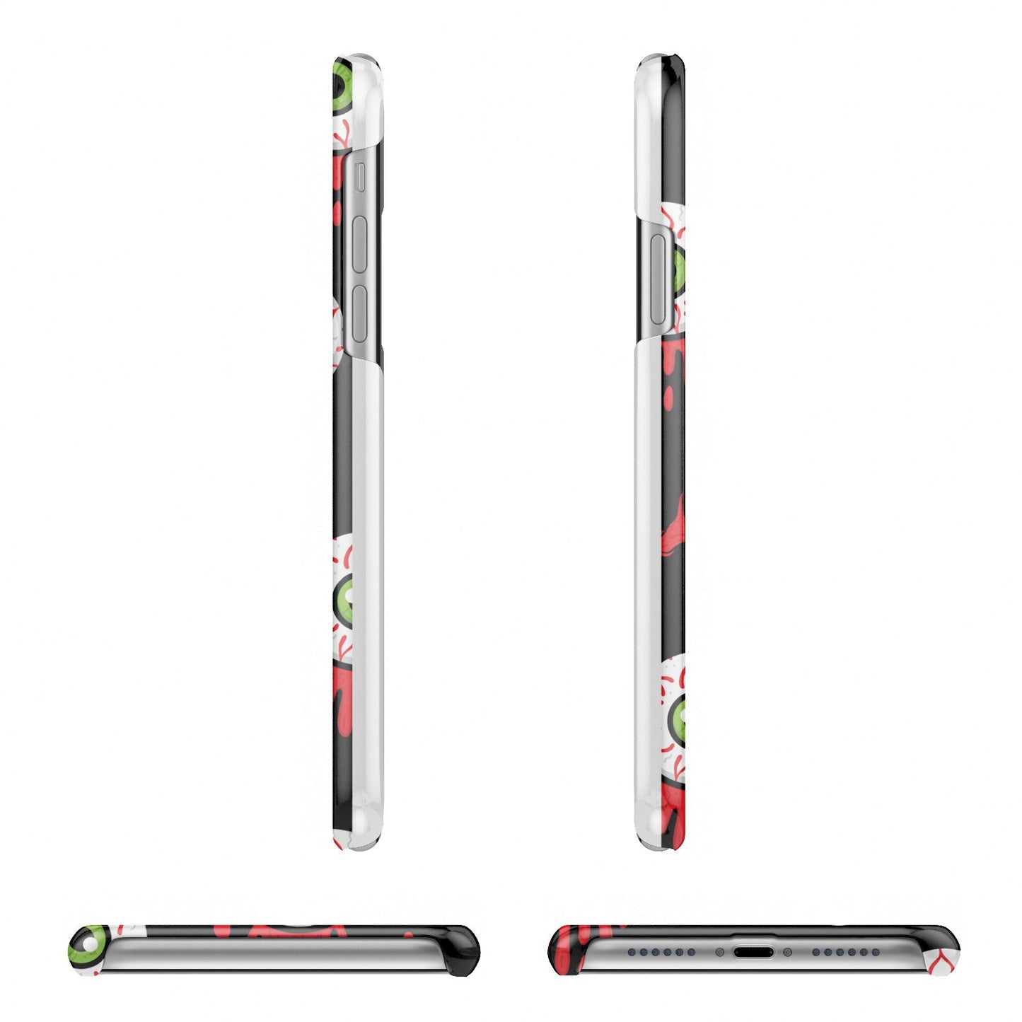 Bleeding Eyeballs iPhone 11 Pro 3D Snap Case Angle Images